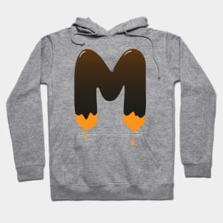 Chocolate Alphabet Letter M Hoodie